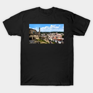 European Castle Town Valkenburg Ruins Photography T-Shirt